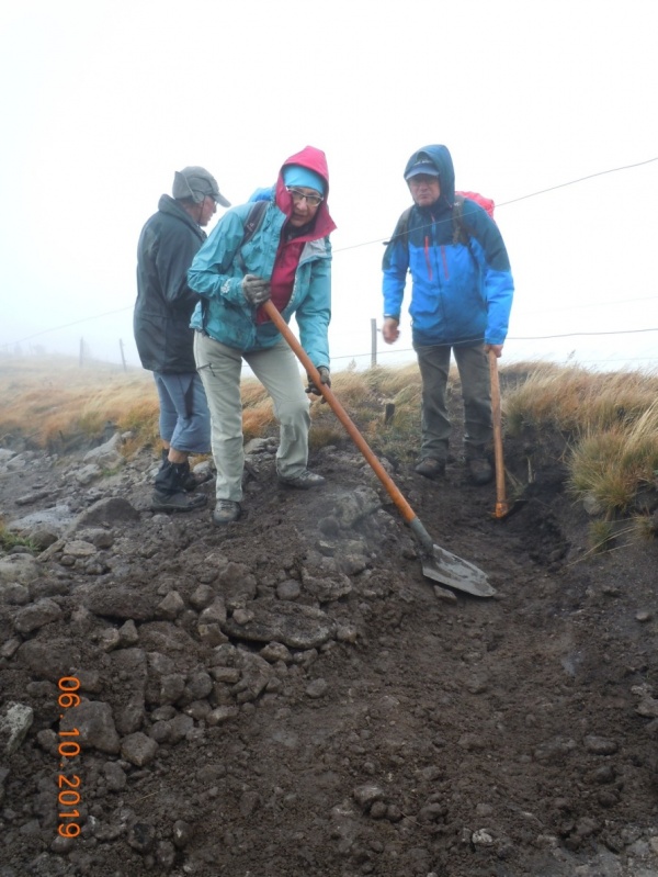 Renvoi d'eau avec un bel exutoire