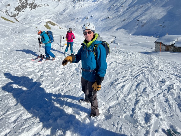 Skis de rando et matériel de protection individuelle