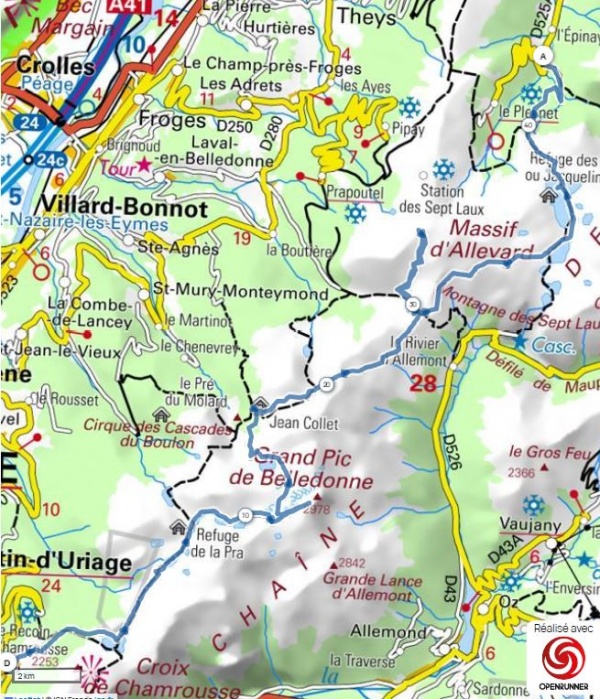CARTE BELLEDONNE